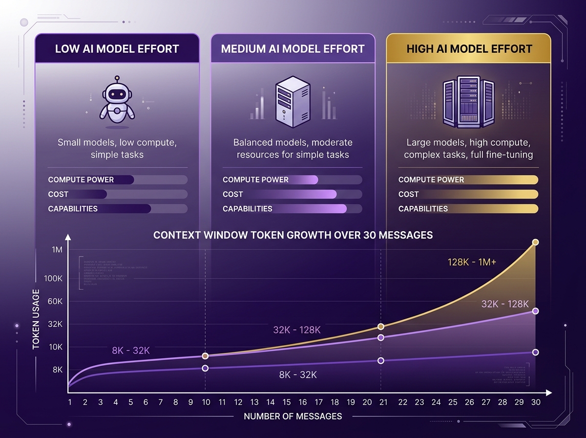 Infographic illustrating Token Management Guide: Maximize AI Output & Reduce Cost